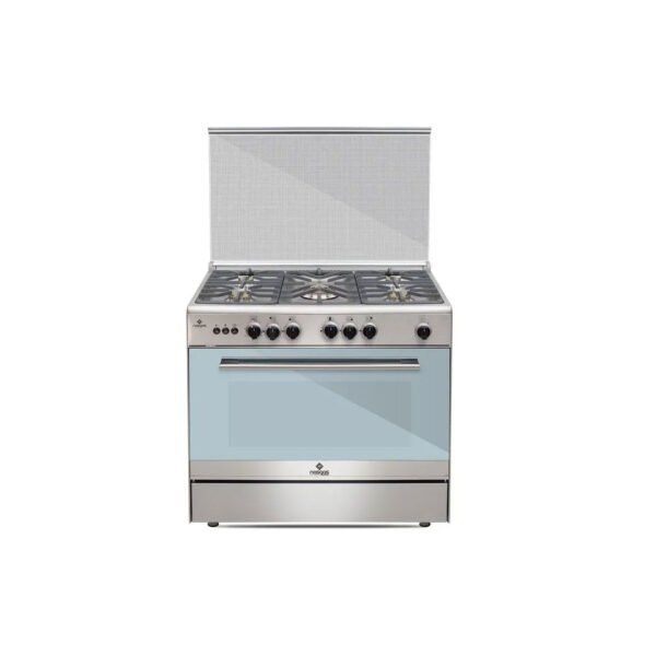 Nasgas NG-786 5 Burners Steel Top Cooking Range